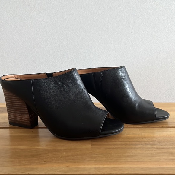 Franco Sarto leather Heeled Sandal 8M - Picture 4 of 8